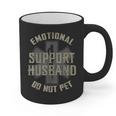Emotional Support Husband Do Not Pet Dad For Men Graphic Print Coffee Mug