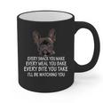 Every Snack You Make French Bulldog Mom And Frenchie Dad Graphic Print Coffee Mug Every Snack You Make French Bulldog Mom And Frenchie Dad Graphic Print Coffee Mug