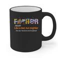 Fa-Thor Like Dad Just Way Mightier Hero Fathers Day Graphic Print Coffee Mug Fa-Thor Like Dad Just Way Mightier Hero Fathers Day Graphic Print Coffee Mug