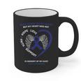 Faith Hope Love In Memory Of My Aunt Colon Cancer Awareness Graphic Print Coffee Mug