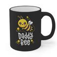 Family Bee Shirts Dad Daddy First Bee Day Outfit Birthday Graphic Print Coffee Mug
