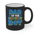 Family Matching Party Shirt Dad Of The Birthday Boy Graphic Print Coffee Mug