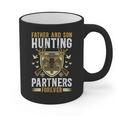Father And Son Hunting Partners Dad And Son Hunting Buddies Graphic Print Coffee Mug