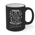 Fathers Day Proud Dad Of A United States Anchor Sailor Graphic Print Coffee Mug Fathers Day Proud Dad Of A United States Anchor Sailor Graphic Print Coffee Mug