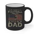 My Favorite Football Player Calls Me Dad Father's Day Graphic Print Coffee Mug