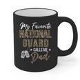 My Favorite National Guard Calls Me Dad Military Family Graphic Print Coffee Mug