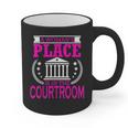 Female Lawyer Women Law Student Graduation Bar Exam Graphic Print Coffee Mug