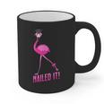 Flamingo Nailed It Graduation Flamingo Graphic Print Coffee Mug