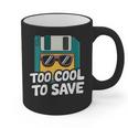 Floppy Disk Retro Tech Nostalgia Old School Computing Humor Graphic Print Coffee Mug