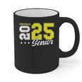 Football Senior Night Football Senior 2025 Graduation 55 Graphic Print Coffee Mug