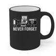 Never Forget Retro Camera Photography Nostalgia Graphic Print Coffee Mug Never Forget Retro Camera Photography Nostalgia Graphic Print Coffee Mug