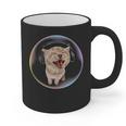 Frutiger Aero Cat Wearing Headphones Bubble 2000s Gen-Z Meme Graphic Print Coffee Mug