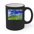 Frutiger Aero Dolphin Meadow Aesthetic Y2k 2000s Ironic Graphic Print Coffee Mug Frutiger Aero Dolphin Meadow Aesthetic Y2k 2000s Ironic Graphic Print Coffee Mug