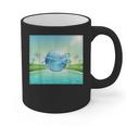 Frutiger Aero Y2k Aesthetic Palm Trees Cyber Beach World Graphic Print Coffee Mug