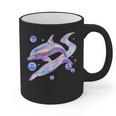 Frutiger Aero Y2K Chrome Dolphin Graphic Print Coffee Mug