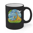 Frutiger Aero Y2K Fashion Trends Statement Piece Tech Orange Graphic Print Coffee Mug