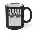 Funny College School Graduation 2025 I Graduated Sign My Graphic Print Coffee Mug