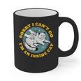 Funny Introvert Cat I Can't Go I'm An Inside Cat Homebody Graphic Print Coffee Mug Funny Introvert Cat I Can't Go I'm An Inside Cat Homebody Graphic Print Coffee Mug