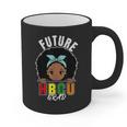 Future HBCU Grad Girl Graduation Historically College Graphic Print Coffee Mug