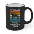 Gamer Graduation 2021 Retro 9th Grade Level Complete Graphic Print Coffee Mug