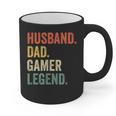 Gamer Husband Dad Video Game Legend Father's Day Graphic Print Coffee Mug Gamer Husband Dad Video Game Legend Father's Day Graphic Print Coffee Mug