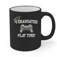 Gamers Graduation I Graduated Play Time Gamer Graphic Print Coffee Mug