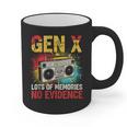 Gen X Lots Of Memories No Evidence Retro Nostalgia Humor Graphic Print Coffee Mug Gen X Lots Of Memories No Evidence Retro Nostalgia Humor Graphic Print Coffee Mug