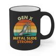 Gen X Slide Strong Generation X Gen Xer Nostalgia Graphic Print Coffee Mug