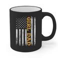 Girl Dad Father's Day Dad Daughter Dad Of Girls Outnumbered Graphic Print Coffee Mug