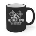 Go-Kart Dad Shirt Kart Racing Go-Cart Karting For Daddy Graphic Print Coffee Mug