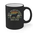 Golden Retriever Dad Dog Shirt Fathers Day Doggy Graphic Print Coffee Mug