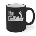 The GolfFather Golf Father God Father Dad Golfer Graphic Print Coffee Mug