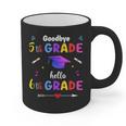 Goodbye 5th Grade Graduation Class Of 2023 Hello 6th Grade Graphic Print Coffee Mug