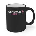 Graduate Flamingo 2018 Cute Graduation Graphic Print Coffee Mug