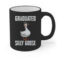 Graduated Silly Goose Student Graduation 2026 Grad Graphic Print Coffee Mug