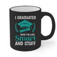 I Graduated Smart Graduation Student College University Graphic Print Coffee Mug