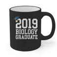 Graduation 2019 Biology Tshirt For Science Graduate Graphic Print Coffee Mug