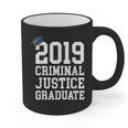 Graduation 2019 Criminal Justice Tshirt Graphic Print Coffee Mug