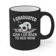 Graduation Animal Zoo Panda Bear I Graduated Panda Student Graphic Print Coffee Mug