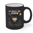 Graduation Class Of 2018 Game Over 8-Bit Gamer Graphic Print Coffee Mug