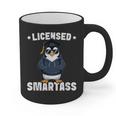 Graduation Penguin Licensed Smartass Graduate Graphic Print Coffee Mug