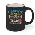 Graduation Shirt Goodbye PreK Hello Kindergarten School Graphic Print Coffee Mug