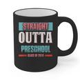 Graduation Shirt Straight Outta Preschool Class Of 2018 Tee Graphic Print Coffee Mug