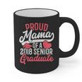 GraduationShirt For Mom Proud Mama Of 2018 Senior Tee Graphic Print Coffee Mug