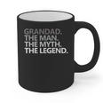Grandad The Man Myth Legend Grandpa Papa Graphic Print Coffee Mug