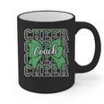 Green Sport Loud Proud Cheer Coach Dad Father's Day Graphic Print Coffee Mug