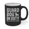 Guard Dog Will Lick Burglars Dog Mom Dad T-Shirt Graphic Print Coffee Mug