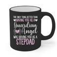 Guardian Angel Memorial In Memory Of Stepdad Stepfather Dad Graphic Print Coffee Mug Guardian Angel Memorial In Memory Of Stepdad Stepfather Dad Graphic Print Coffee Mug