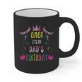 Happy Birthday Dad Graphic Print Coffee Mug
