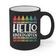 Hello Kindergarten First Day Back To School Graduation Graphic Print Coffee Mug